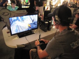 Me playing Halo 4 at Pax Prime 2012.