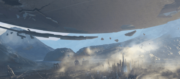 Bungie-Destiny-The-Traveller-Spaceship