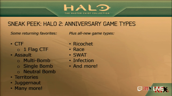 Halo 2 Anniversary Gametypes