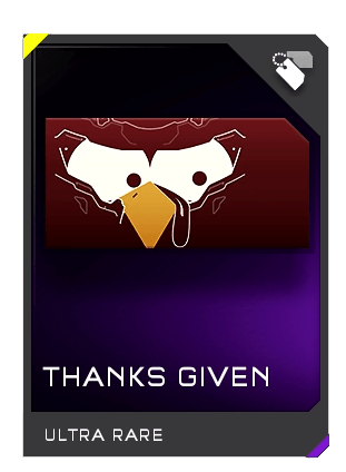 Halo 5 Guardians Thanks Given Ultra Rare Emblem